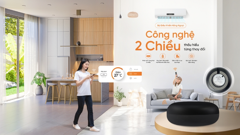 FPT Smart Home nâng cấp bộ điều khiển hồng ngoại với công nghệ 2 chiều