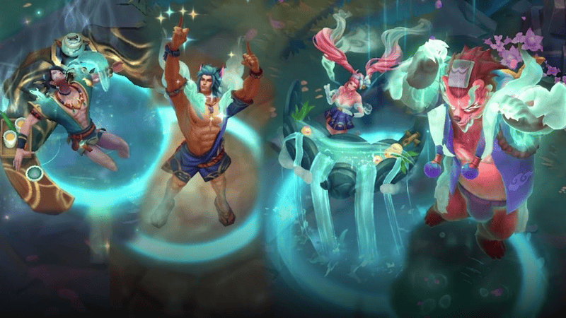 Cập nhật LOL 25.15 ra mắt dòng skin Suối Nước Nóng đẹp mắt