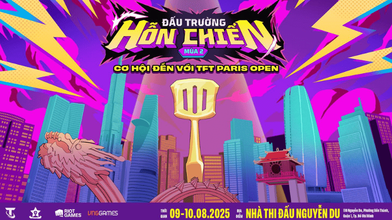 Đấu Trường Hỗn Chiến 2025: Cơ hội vàng tham dự TFT Paris Open
