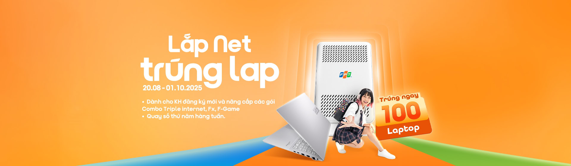 Lắp net trúng lap