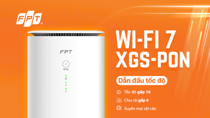 FPT ra mắt gói cước SpeedX: Wi-Fi 7 trên hạ tầng XGS-PON