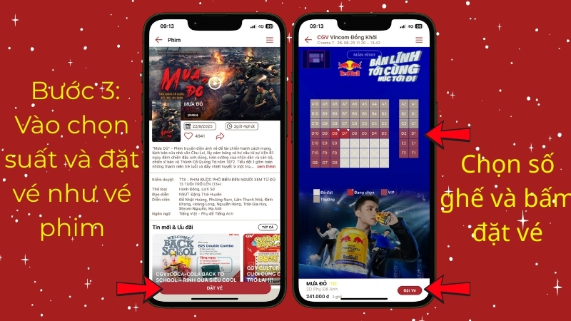 CGV phát sóng trực tiếp lễ diễu binh diễu hành