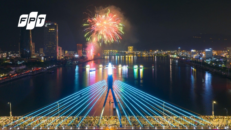 Thời gian và địa điểm bắn pháo hoa 2/9 tại Đà Nẵng 2025