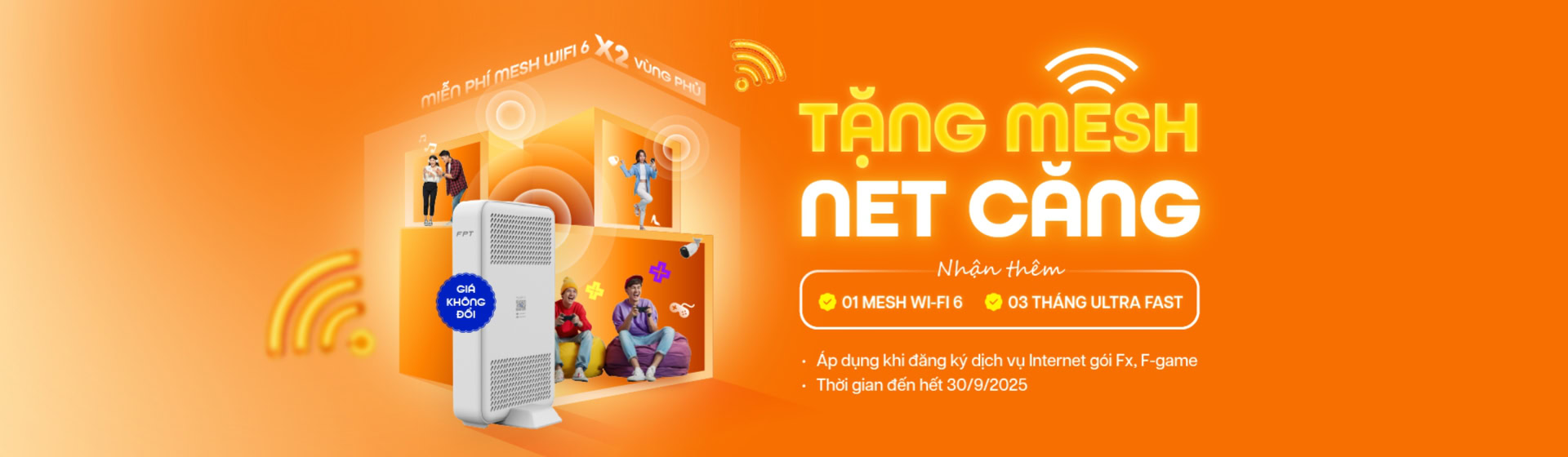 Tặng mesh net căng