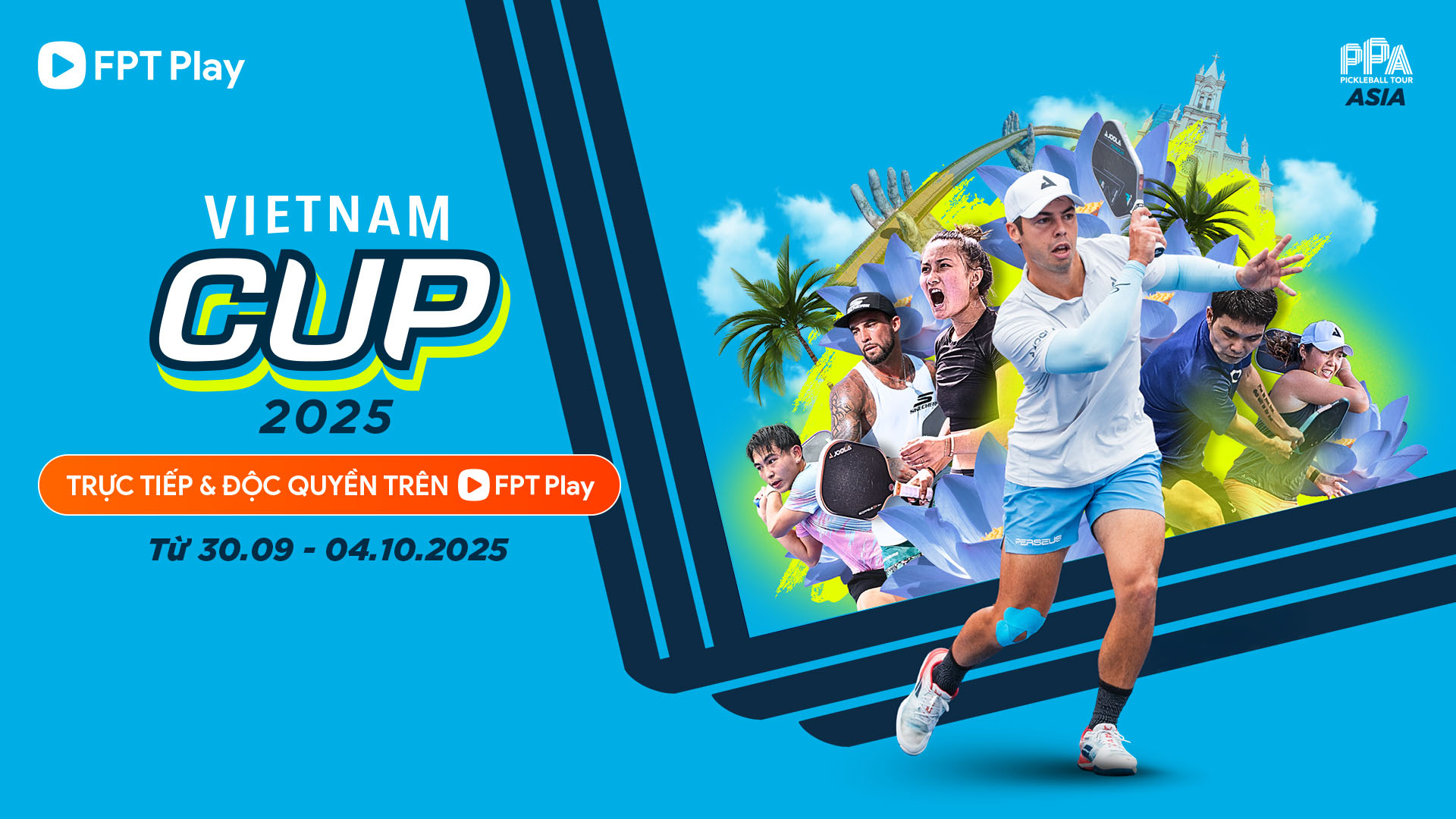 FPT Play đồng tổ chức và phát sóng độc quyền PPA Tour Asia - Vietnam Cup 2025