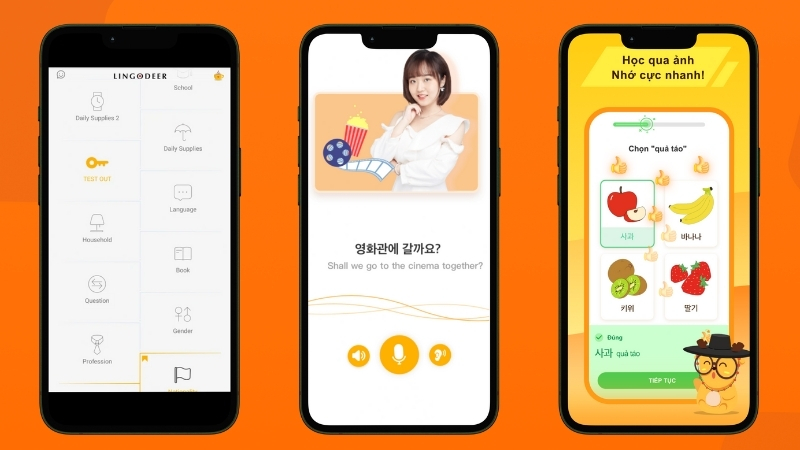 Lingodeer - app học tiếng hàn