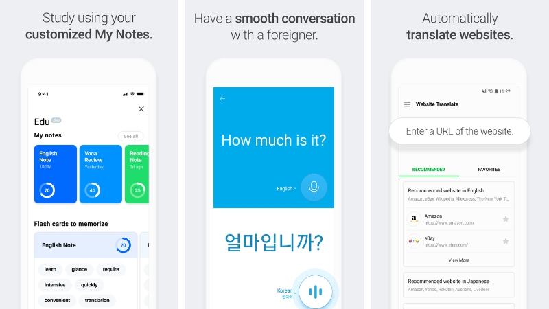 Papago - app học tiếng Hàn dịch nhanh, giao tiếp tự tin hơn