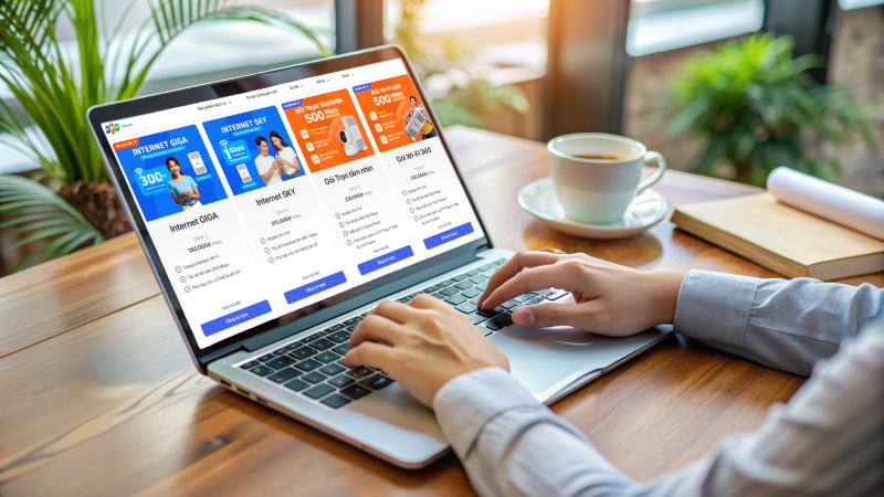 Tra cứu thông tin và đăng ký gói cước Internet FPT dễ dàng trên website