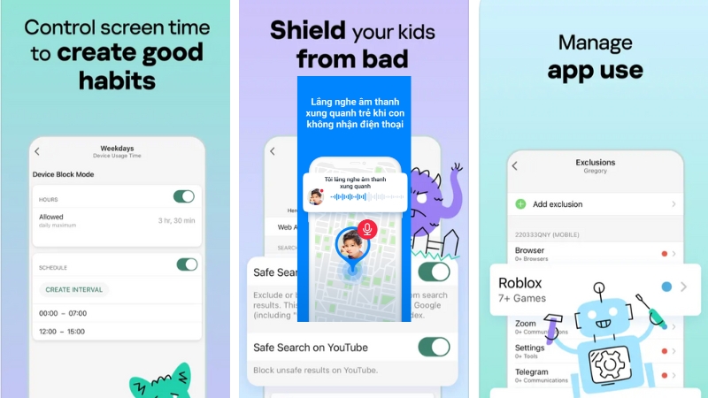 Kaspersky Safe Kids - Bảo vệ trẻ khỏi nội dung độc hại và sử dụng Internet an toàn