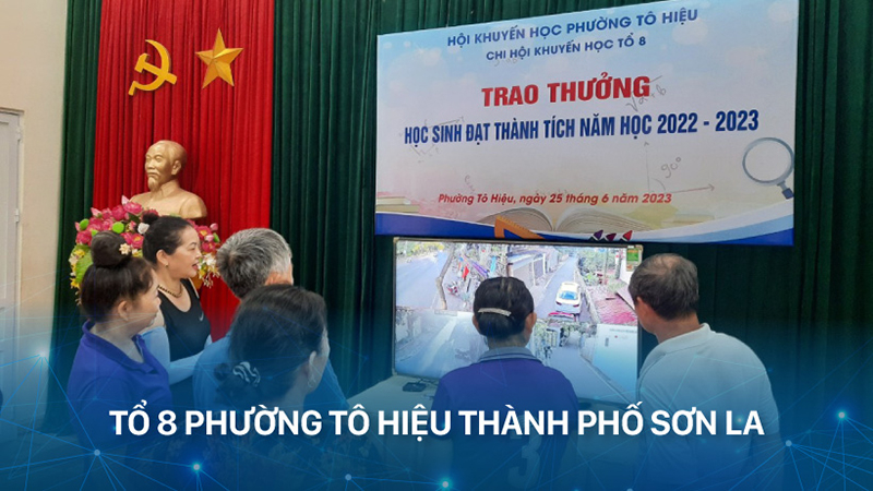 Tổ 8 phường Tô Hiệu - Sơn La lắp đặt camera giám sát tại các điểm công cộng