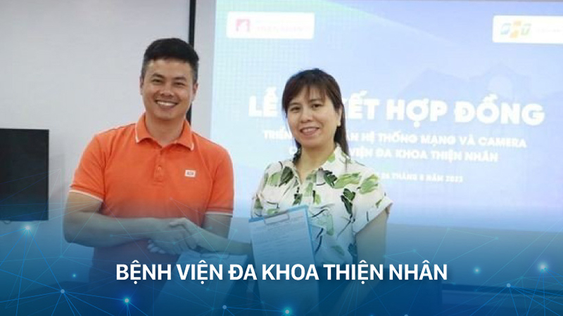 Ký kết hợp đồng lắp đặt camera tại bệnh viện Thiện Nhân