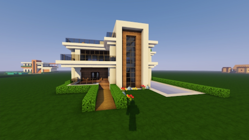 Mẫu nhà hiện đại trong Minecraft