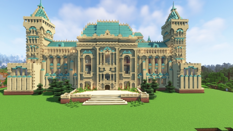 Nhà dạng cung điện trong Minecraft