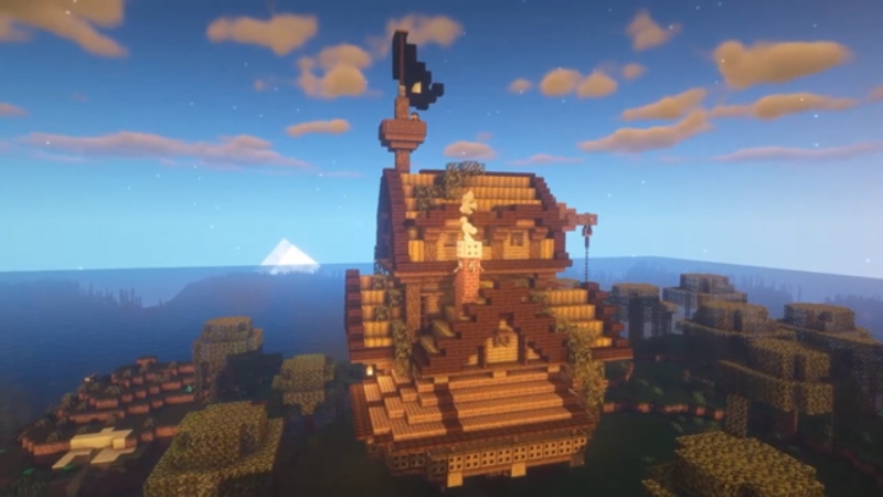 Mẫu căn cứ hải tặc trong Minecraft