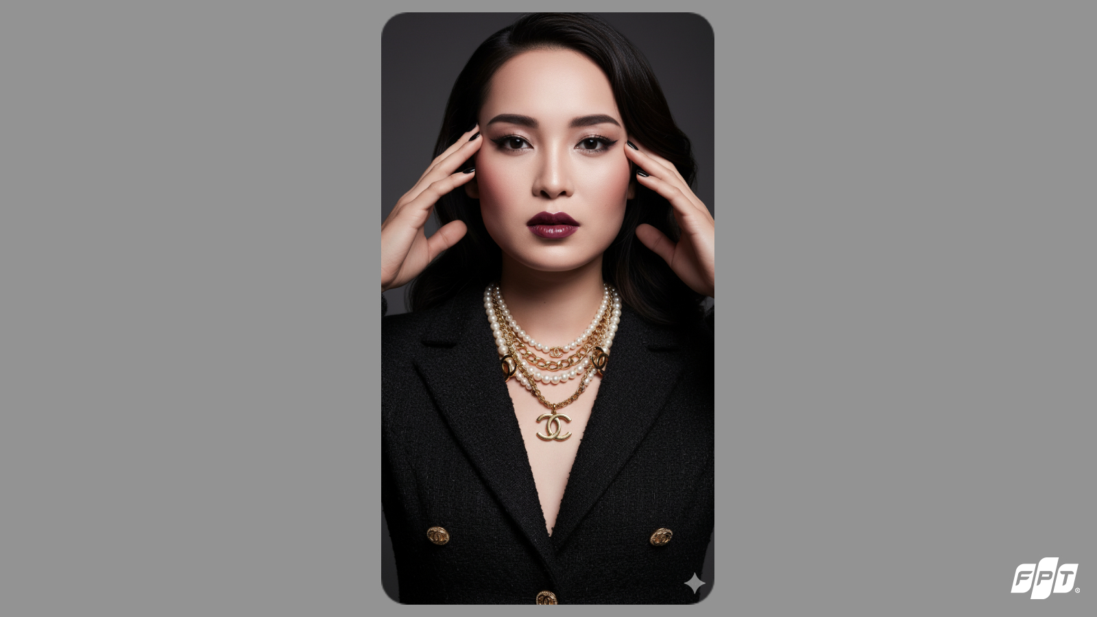 Ảnh chân dung thời trang cao cấp, phong cách chụp studio