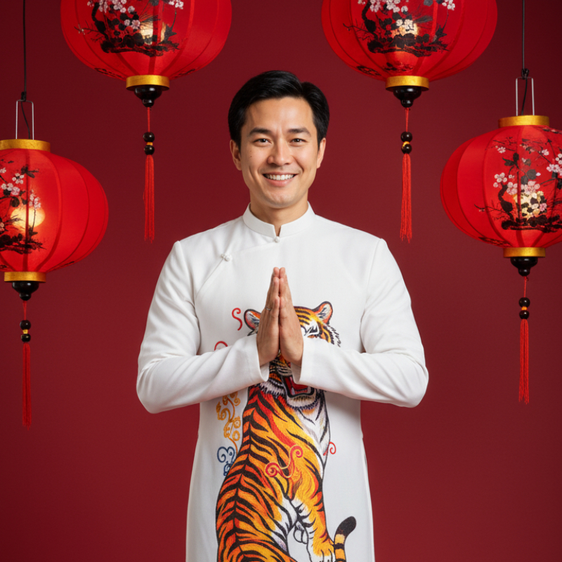 Gợi ý prompt ghép ảnh Trung thu cho nam bằng AI