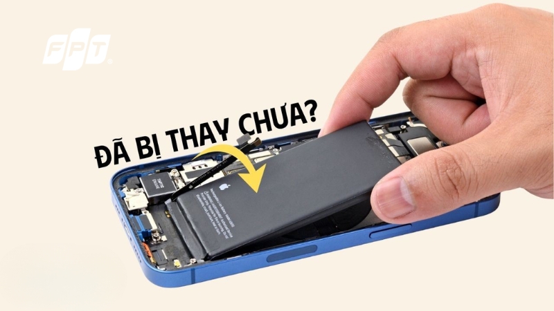 Có thể kiểm tra pin Iphone đã thay chưa bằng cách nào?