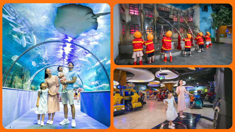 Loạt hoạt động vui chơi tại VinKE & Vinpearl Aquarium Times City