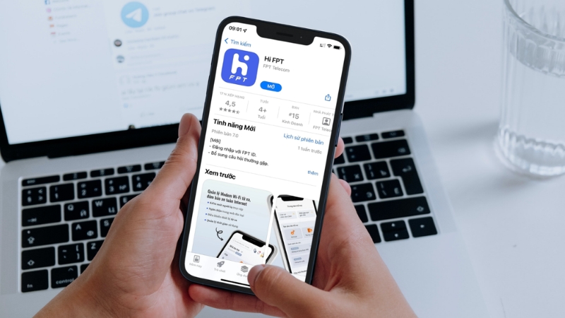 Dùng Hi FPT để kiểm tra tình trạng dịch vụ Internet