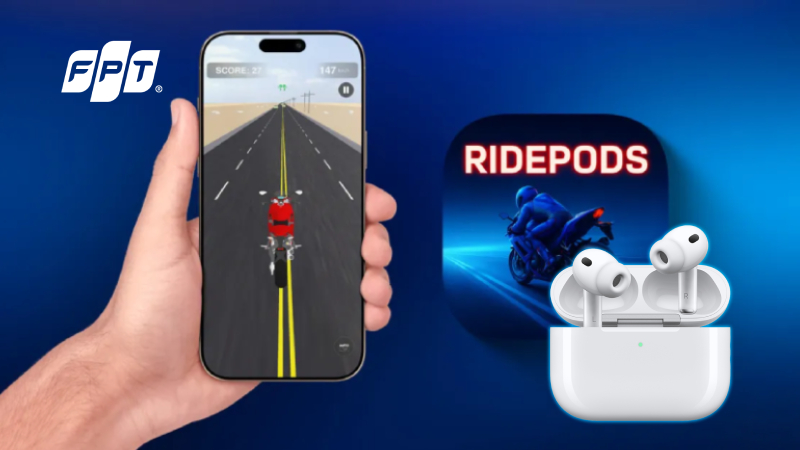 RidePods - Game đua xe điều khiển bằng AirPods: Thực hư thế nào?