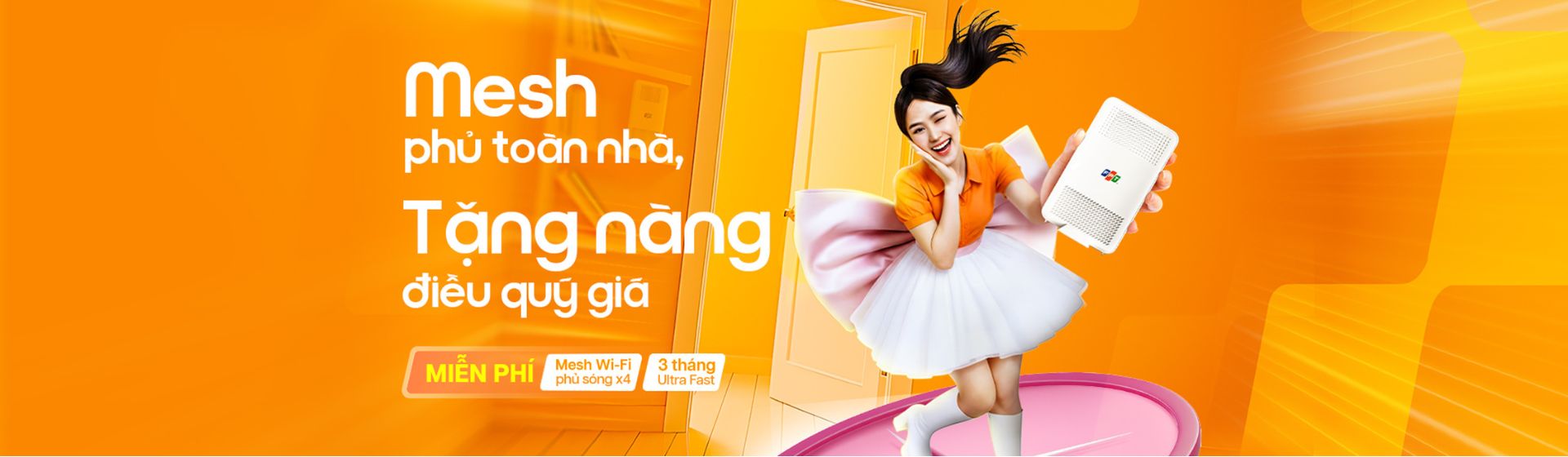 Tặng mesh net căng