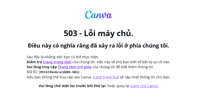 Canva “sập” ngày 20/10: Nguyên nhân do đâu, khi nào phục hồi?