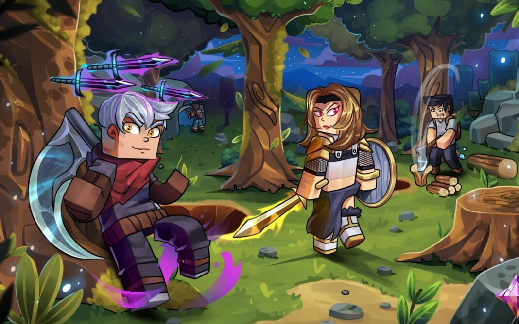 Anh hùng Minecraft sẵn sàng chiến đấu