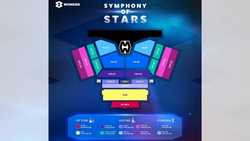 Sơ đồ chỗ ngồi 8Wonder Winter 2025