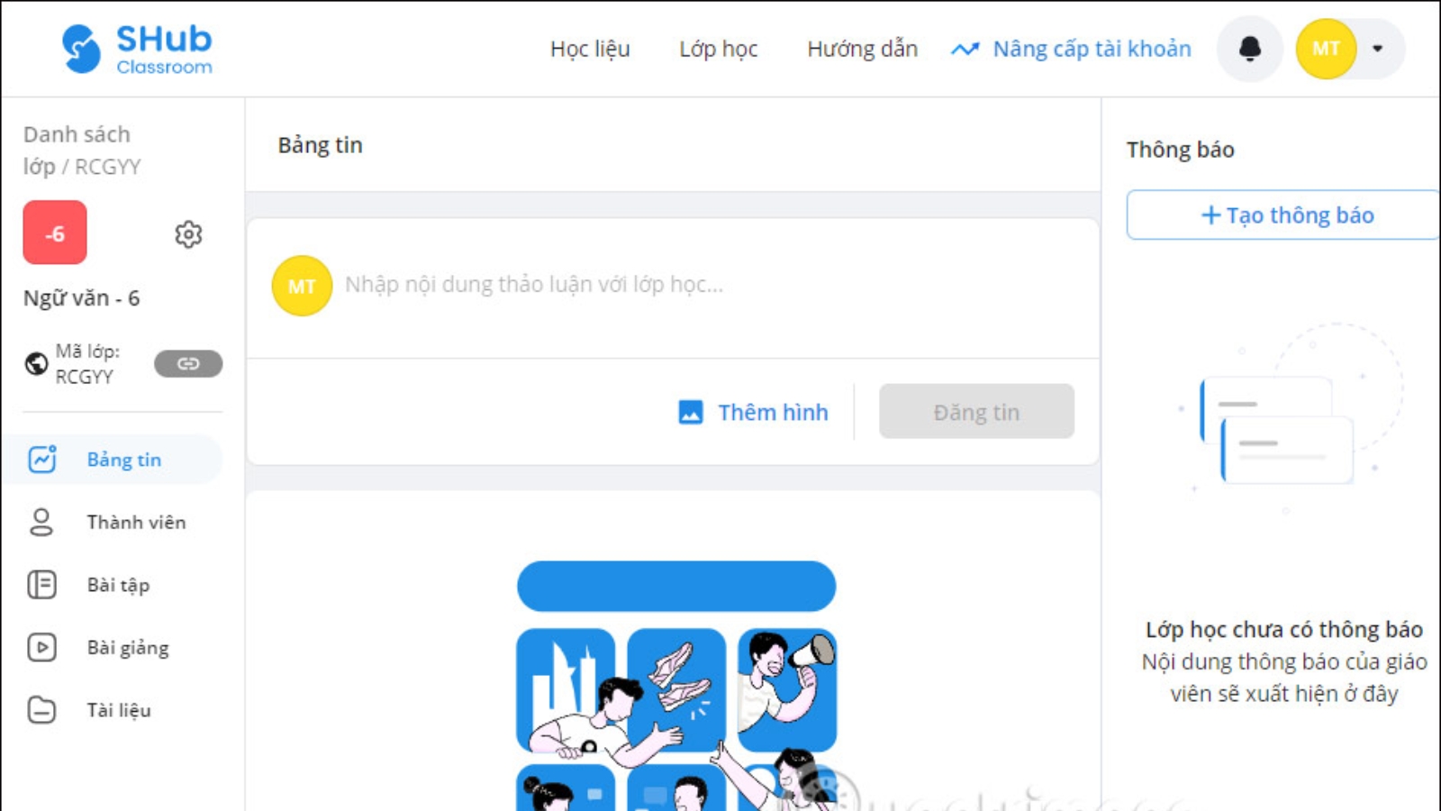 SHub: quản lý lớp, tài liệu, bài tập, chấm điểm realtime