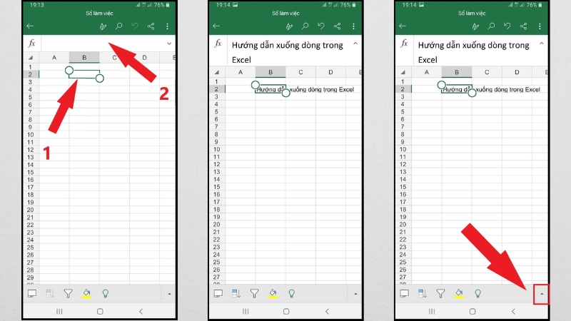 Mở thanh công cụ trên Excel