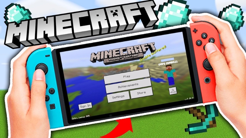 Nhập seed Minecraft trên máy chơi game