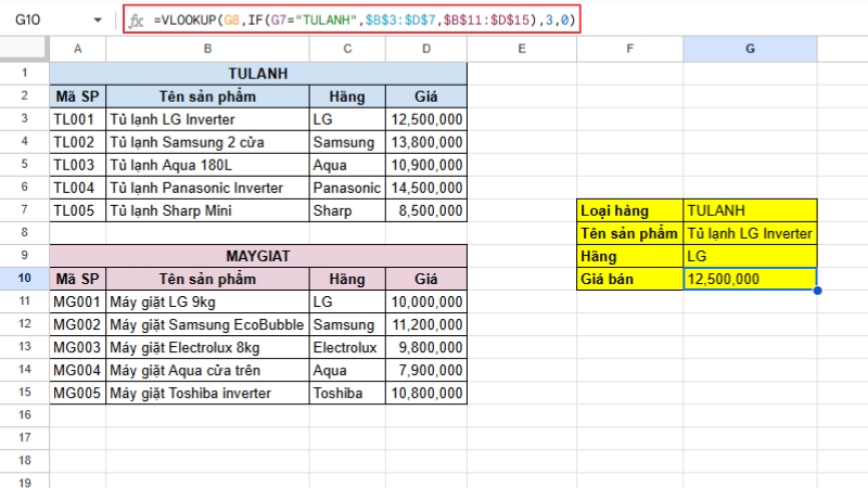 Cách dùng hàm VLOOKUP trong Excel dễ hiểu, chi tiết từng bước