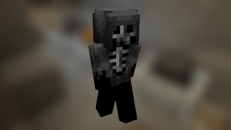 Bộ trang phục Halloween Minecraft hình bộ xương Wither