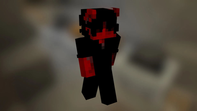 Mẫu trang phục Hellboy đón Halloween ấn tượng trong Minecraft