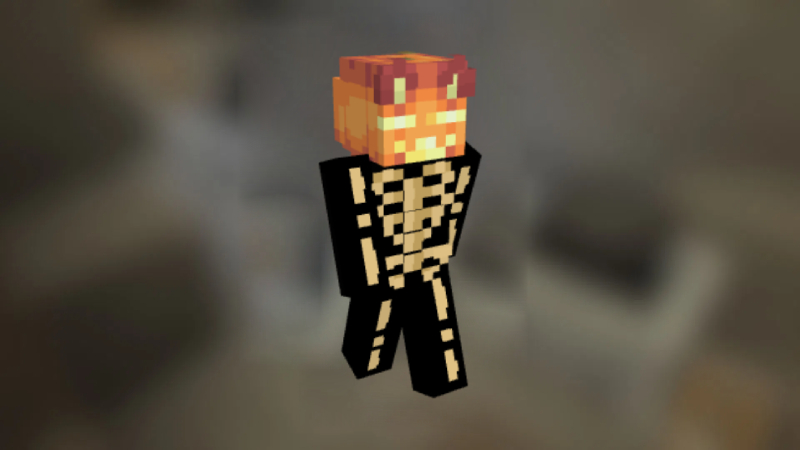 Trang phục Halloween Minecraft Bí ngô và Bộ xương