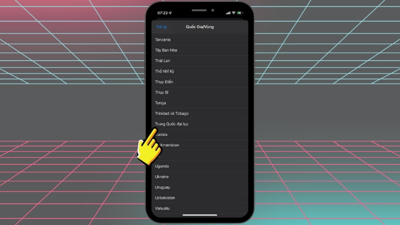 Chọn Trung Quốc đại lục