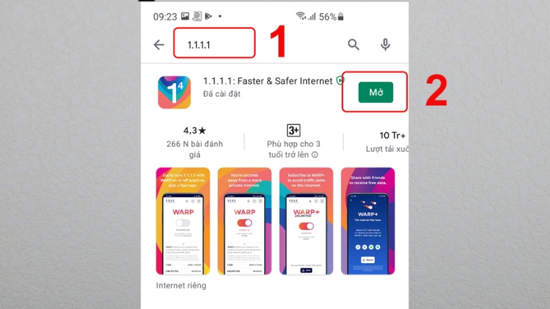 Dùng CH Play mở ứng dụng bị ẩn