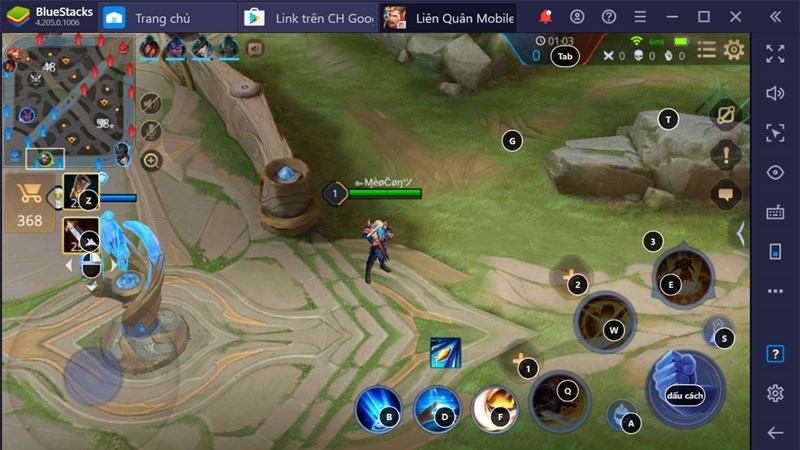 Game Liên Quân Mobile trên máy tính