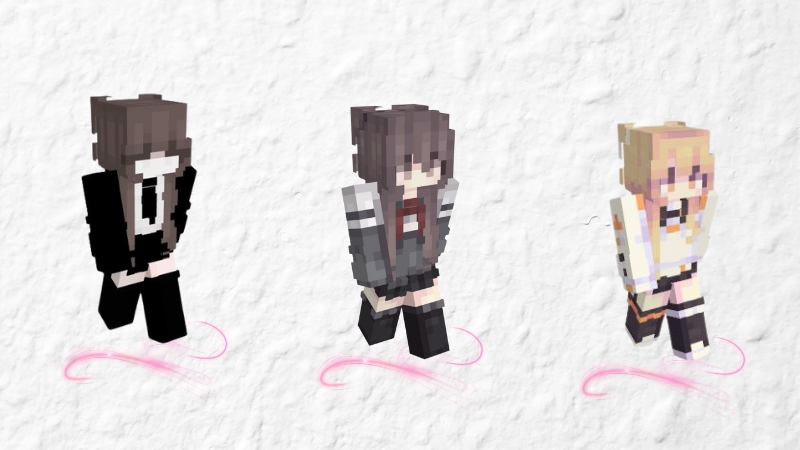 Skin Minecraft nữ sinh 3