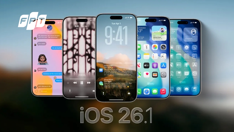 iOS 26.1 ra mắt AI hỗ trợ tiếng Việt, tùy chỉnh Liquid Glass