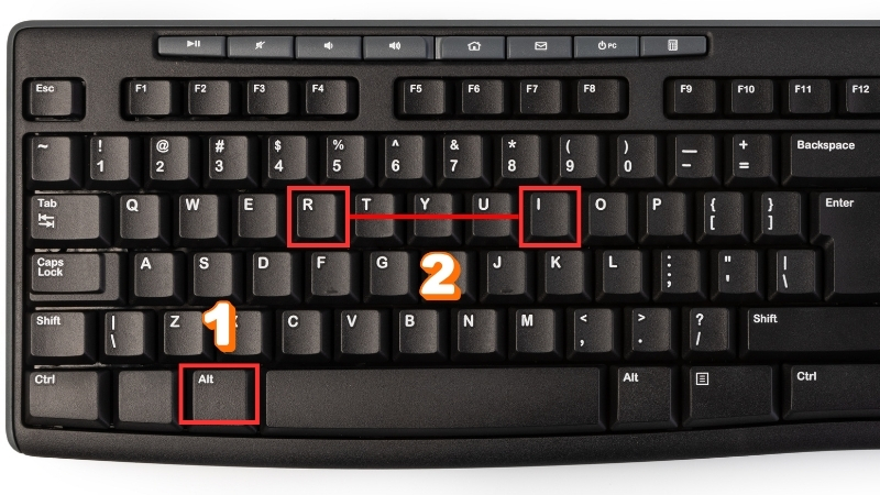 Phím tắt Alt + I + R - Cách thêm dòng trong Excel nhanh chóng