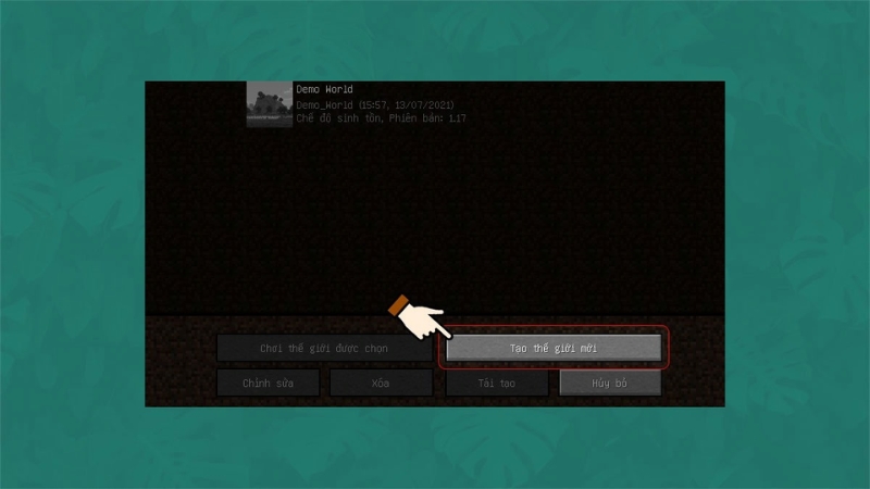 Nhấn tạo thế giới mới
