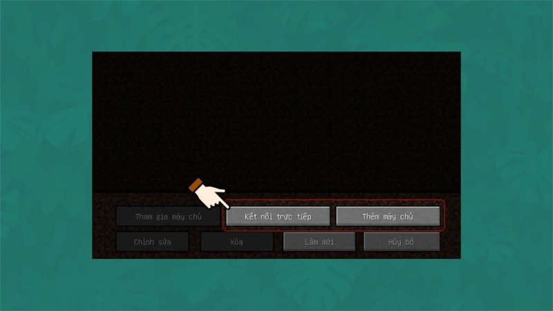 Chọn kết nối trực tiếp để vào đội của người khác