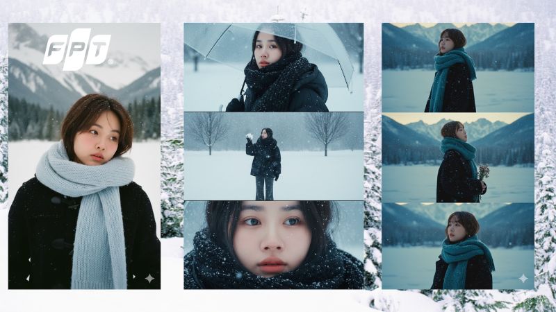 Cách tạo ảnh tuyết rơi bằng AI siêu đẹp, bắt trend liền tay