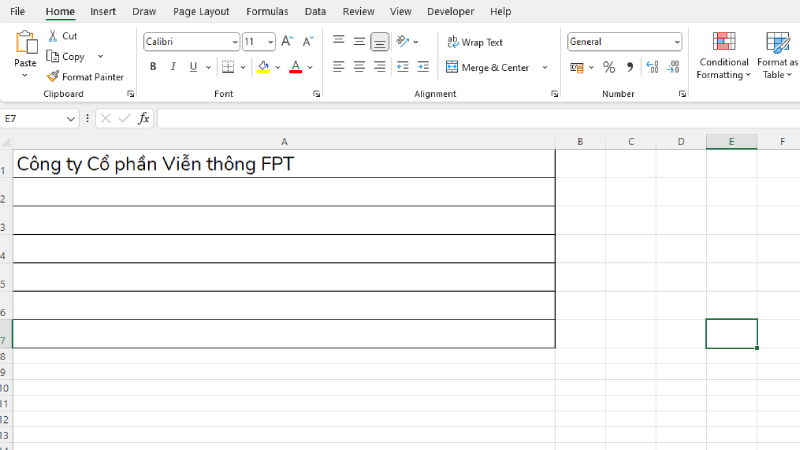 Kết quả sau khi gộp bằng Justify