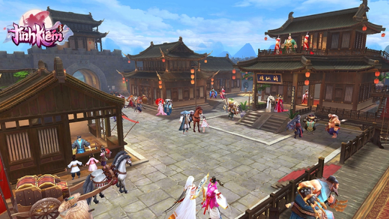 Game Tình Kiếm 3D có nhiều tính năng hấp dẫn, cùng đồ họa 3D đẹp mắt