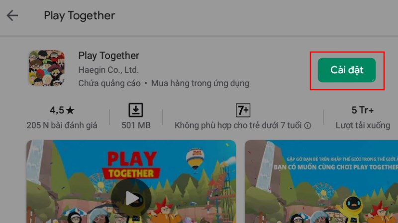 Cách tải Play Together trên máy tính qua phần mềm giả lập