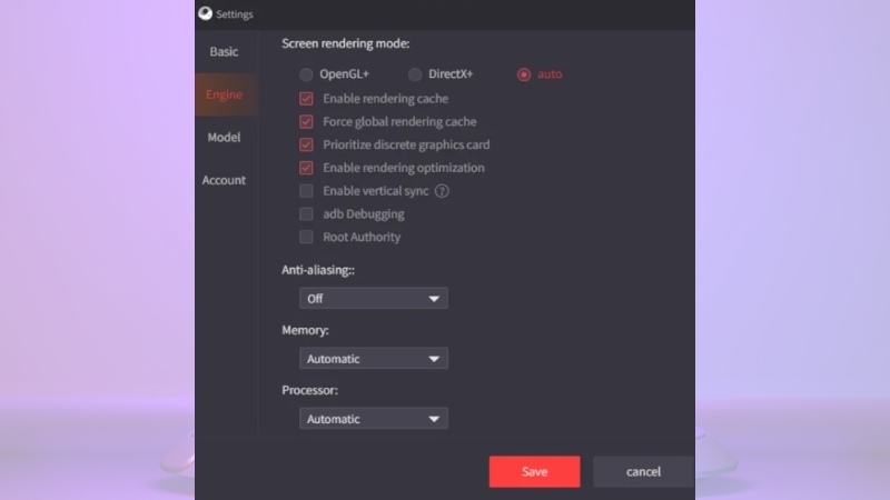 Điều chỉnh các thông số trên máy