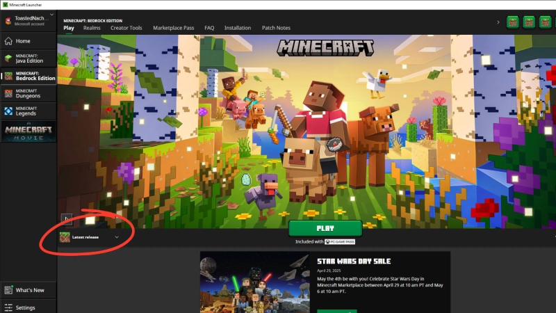 Cách tải Minecraft Bedrock 1.21.130.27 beta và preview trên PC cho người dùng mới