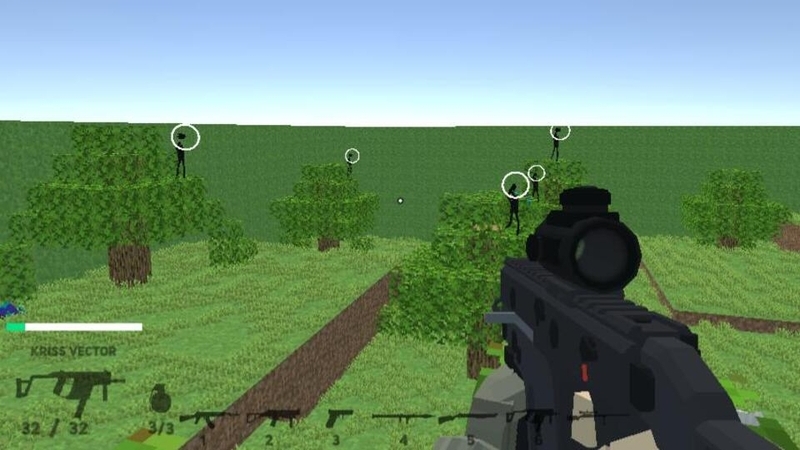 Hệ thống vũ khí trong mod HWG rất đa dạng